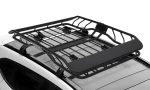 Roof Rack Basket, 50" Rooftop Cargo Carrier Basket with 220 LBS Weight Capacity, Car Top Luggage Holder Carrier Basket for SUV, Truck